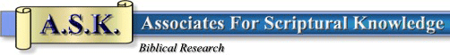 Associates For Scriptural Knowledge